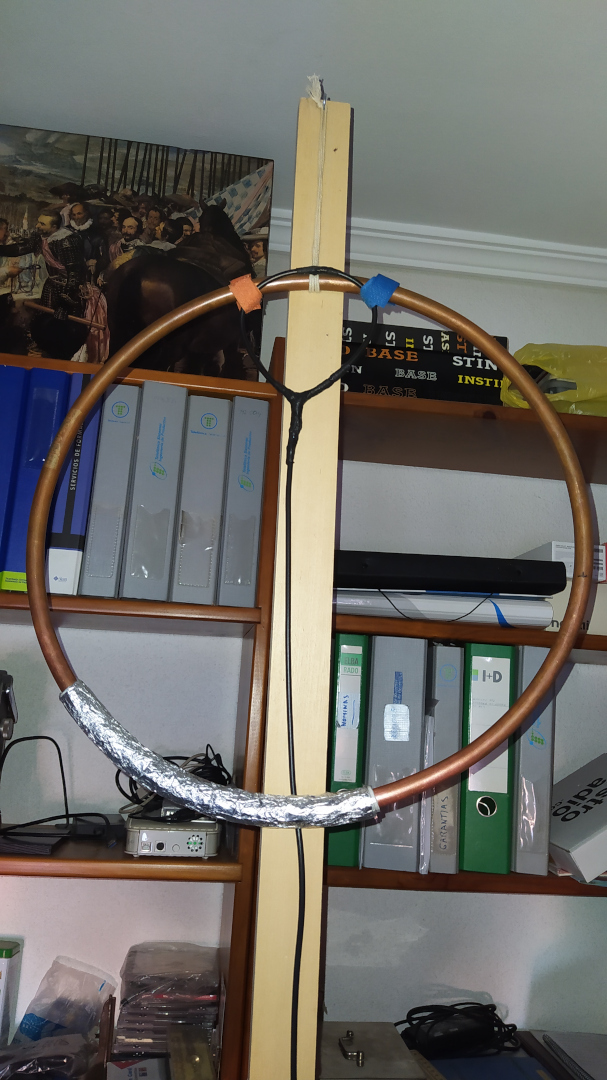 Magnetic Loop para 50 mhz.